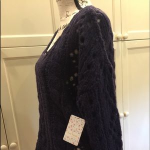 NWT Free People size M amethyst sweater